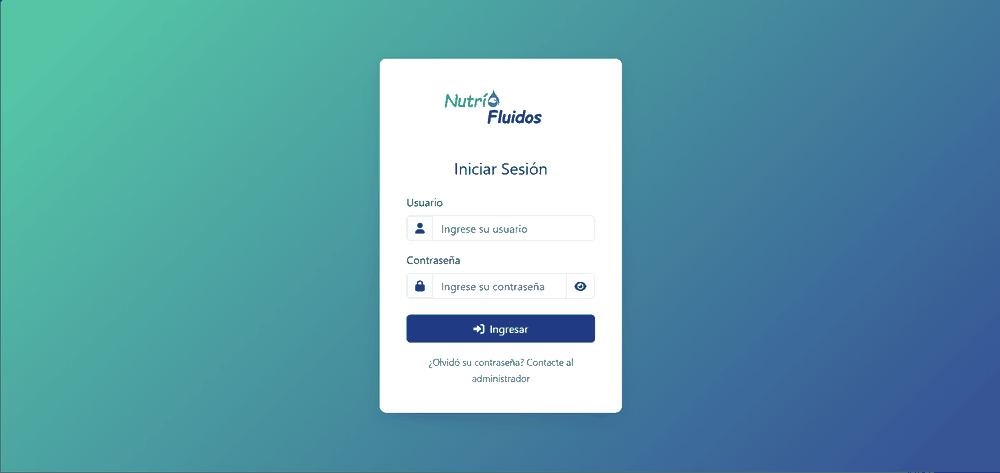 Sistema POS de Nutrifluidos
